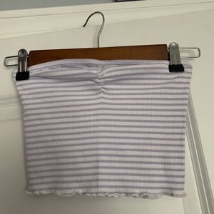 PacSun Striped Cinched Tube Top